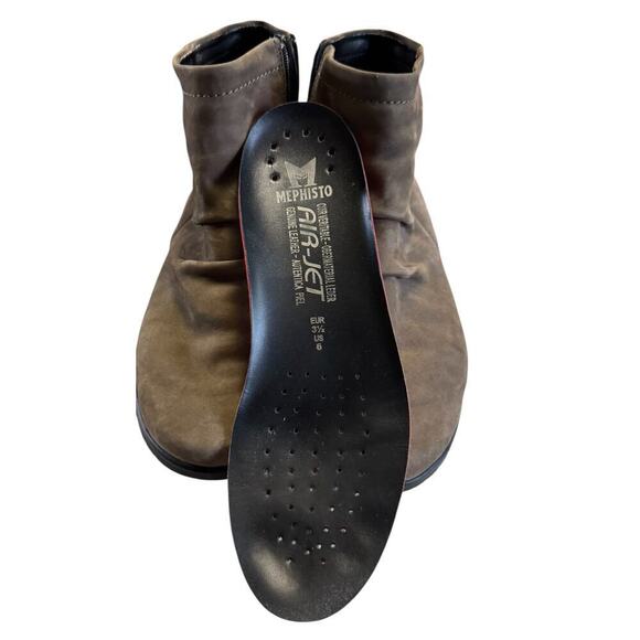 Mephisto Taupe Suede Ankle Boots | Air-Jet Comfort | Women’s Size 6 - Picture 2 of 7